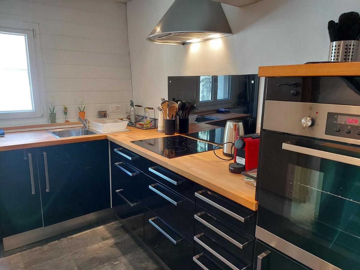 Appartement vouté en Gruyère dans l'Intyamon Enney Exterior foto